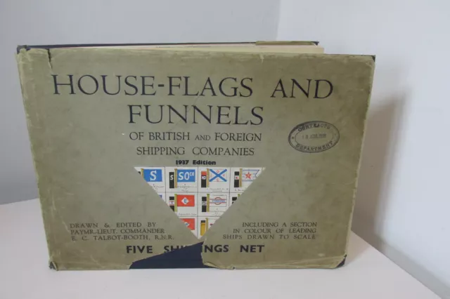 House-Flags & Funnels of British & Foreign Shipping Companies, 1937 edition