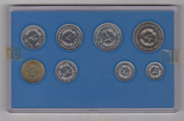 Kursmünzensatz DDR von1980 Stempelglanz 2