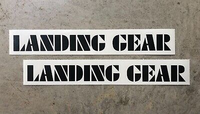 SE Bike Fork Landing Gear Vinyl decal SET of 2 CUSTOM TEXT 12+ colors available