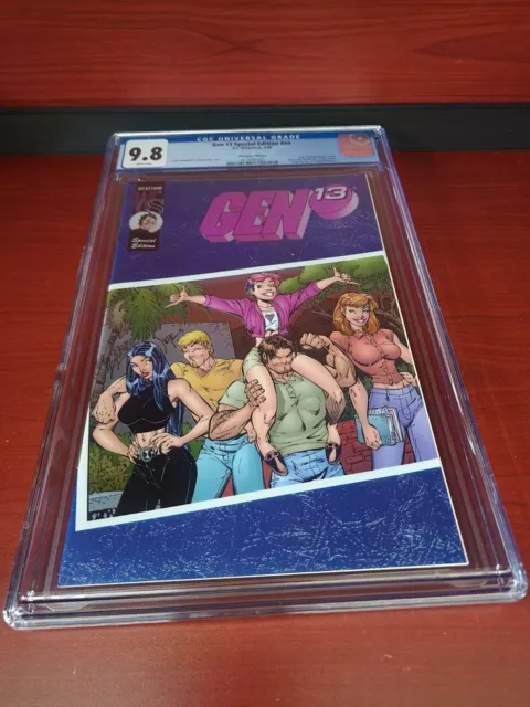 Gen 13 #1 Family Photo Chromium Special Edition J. Scott Campbell CGC 9.8 GRADED