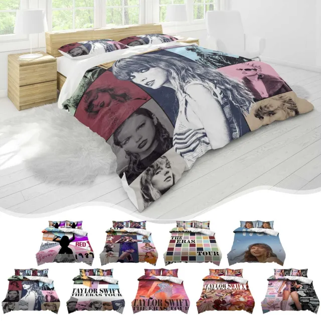 Duvet Cover with Pillowcase Taylor Swift Bedroom Decor Soft Home Bedding Set