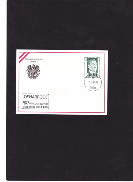 Österreichische Ausstellungskarte " Osnabrück " vom 13.-16.10.1983, siehe Scan