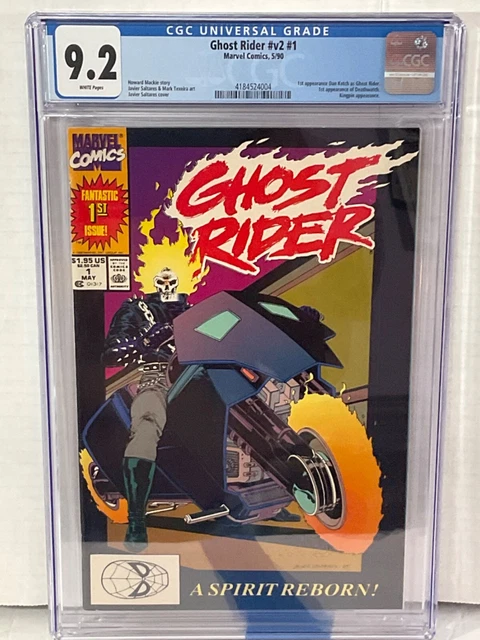 Marvel Comics Ghost Rider # 1 Cgc 9.2 (990) First Appearance Of Dan Ketch