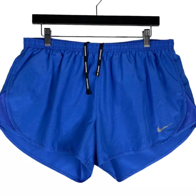 Nike Running Blue Womens Sport Shorts Size XL