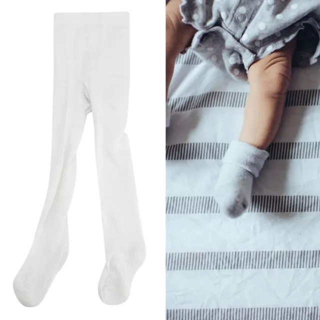 (Blanc)Collants Doux Pour Bébé Leggings Chauds Et Respirants Pour Bébé Pour