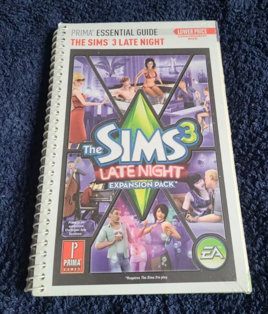 The Sims 3 Late Night Expansion Pack - Prima Essential Guide BN SEALED V RARE