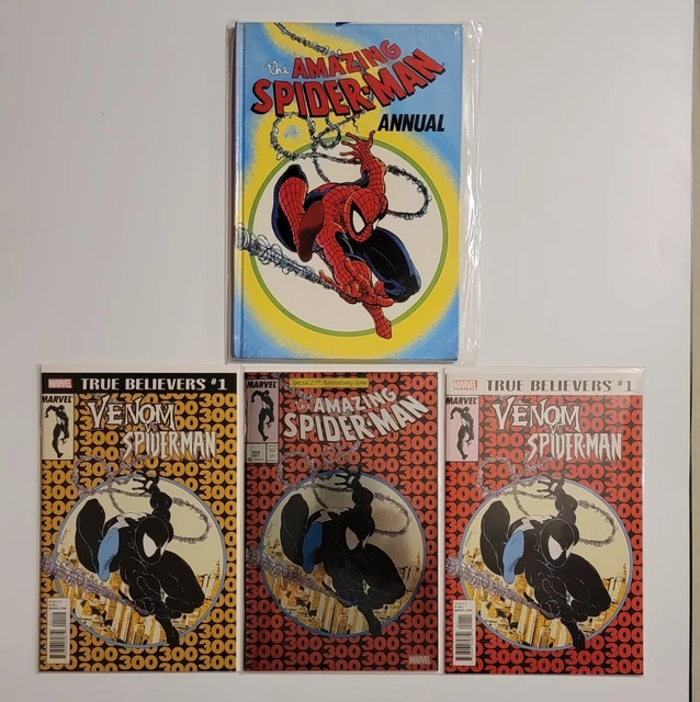 AMAZING SPIDER-MAN ANNUAL 1990 Italian VARIANT # 300 Homage Plus 3 BONUS BOOKS