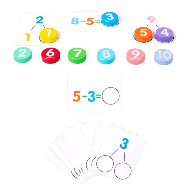 Bâtons De Comptage Colorés – Jeu éducatif Montessori Pour Apprendre Les Maths En S’amusant !