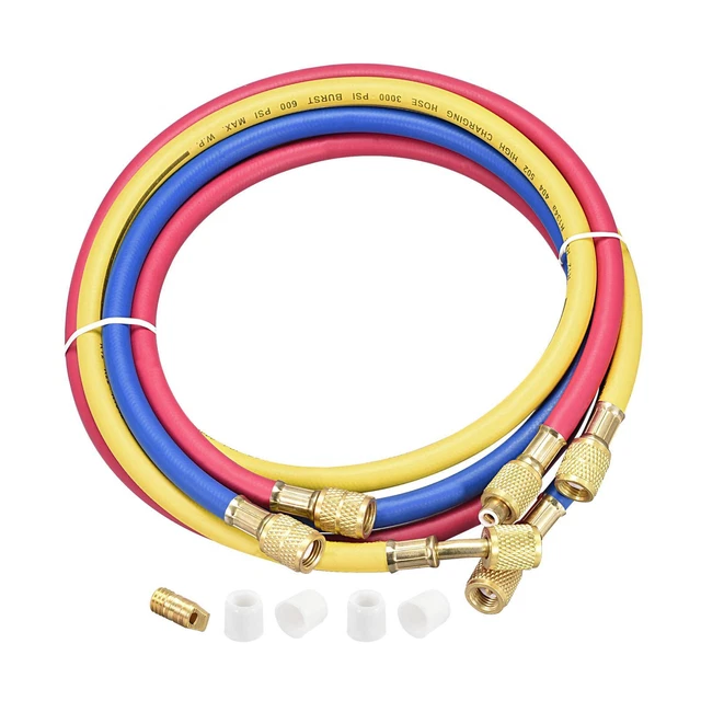 Tubo Flessibile Carica Filettatura 1/4" a 043" 394 Ft Lungo Tubo 600 Psi 3in1