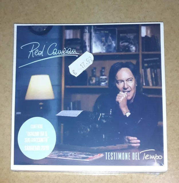 Red Canzian - Testimone Del Tempo (CD) Nuovo Sigillato Pooh