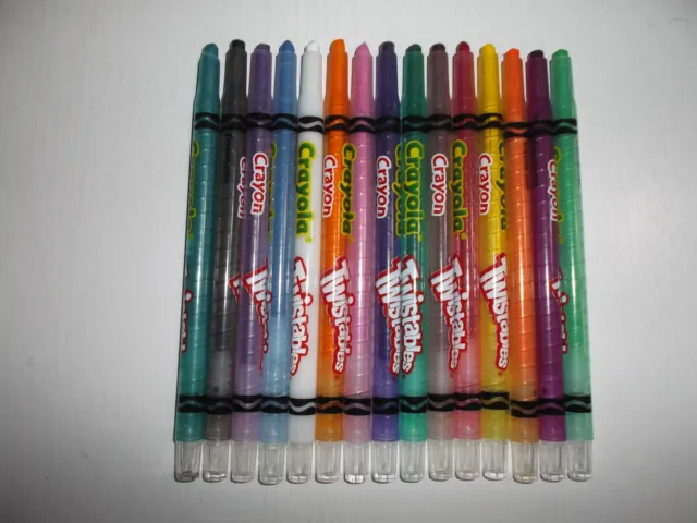 "Crayola" Twistables Non-Toxic Crayons 15 Colors (No Box)