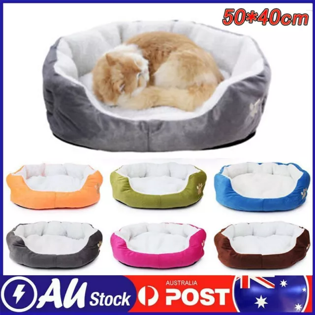 Pet Bed Dog Cat Winter Warm Soft Bed Puppy Mat House Washable Kennel Pet Cushion