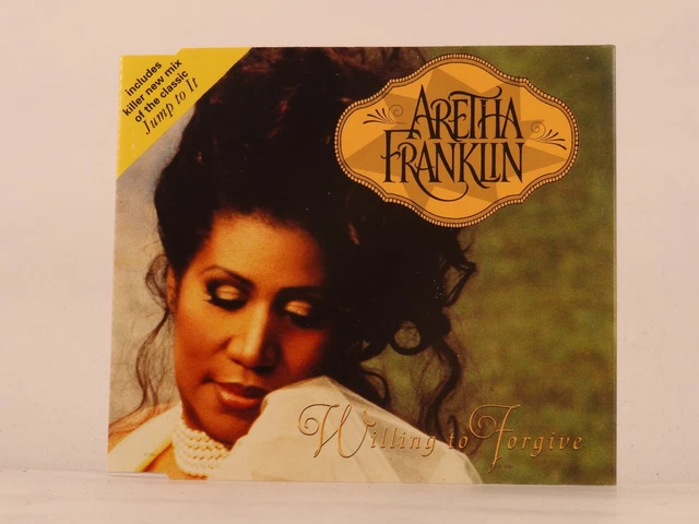 ARETHA FRANKLIN WILLING TO FORGIVE (K71) 3 Track CD Single