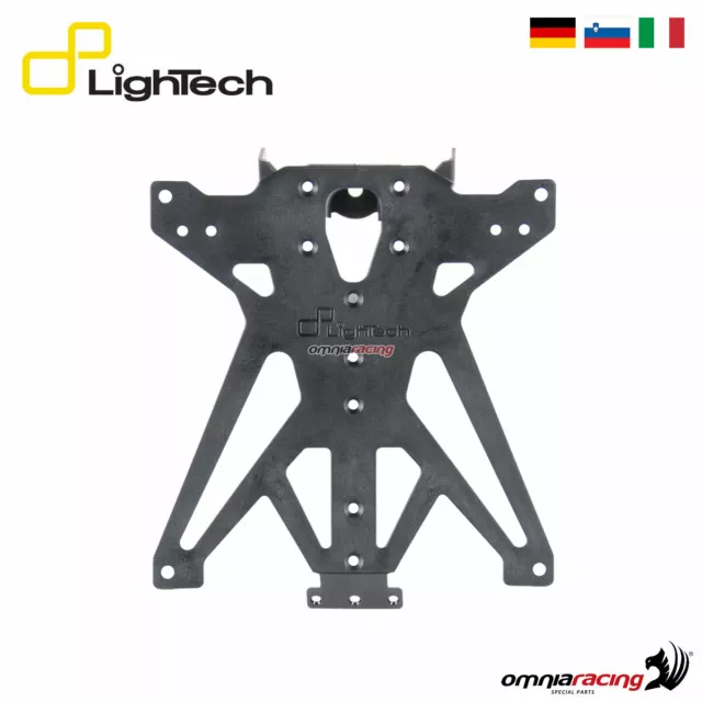 Adjustable Lightech license plate holder A1 for KTM RC390 / 200 / 125 2017>