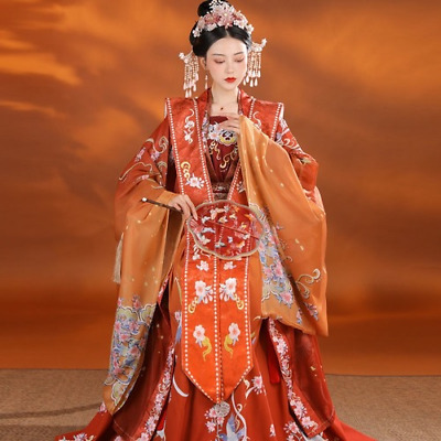 Exquisite Matrimonio ricamo HANFU tradizionale cinese della dinastia Song Cosplay Set