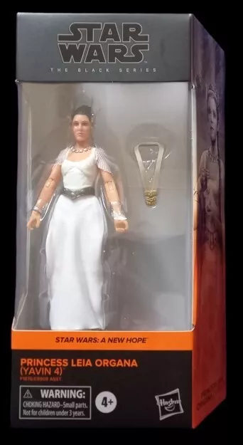 Figurine HASBRO Star Wars The Black Series LEIA ORGANA YAVIN 4, neuf.