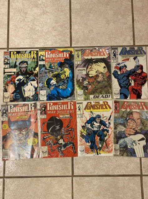 The Punisher and The Punisher War Journal Comic Book Lot