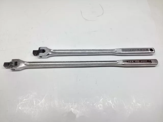 Vintage Craftsman • VVS 44202 •V 44201  Breaker Bars • 1/2" Drive