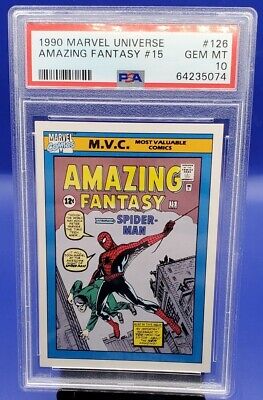 1990 Impel Marvel Universe Spiderman Amazing Fantasy #126 Psa 10 Gem Mint