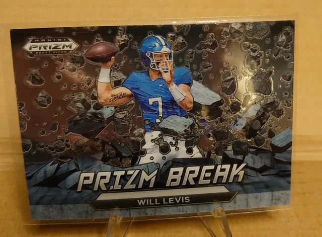 2023 Panini Prizm Draft Picks Will Levis Prizm Break Tennessee Titans RC