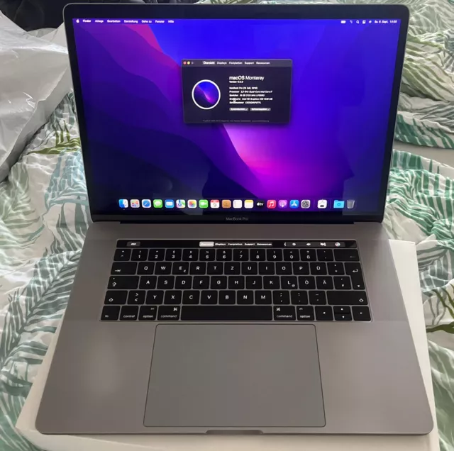 Apple Macbook Pro 15,4 pollici 16 GB RAM/256 GB SSD