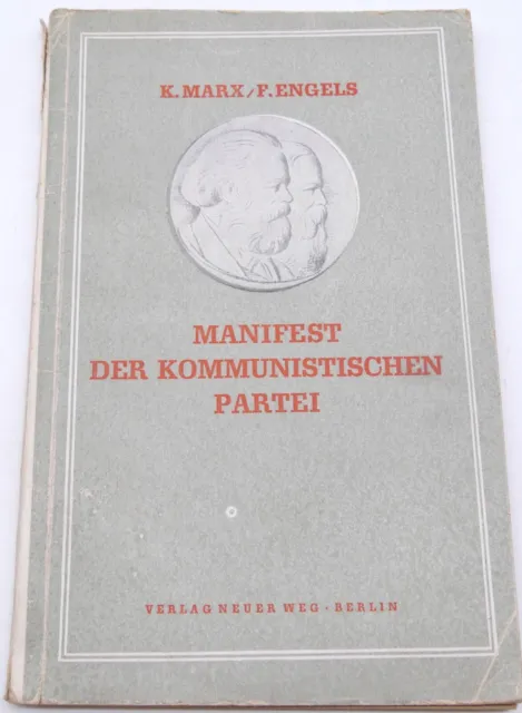 Manifest der Kommunistischen Partei K.Marx F.Engels Berlin 1946 T1592