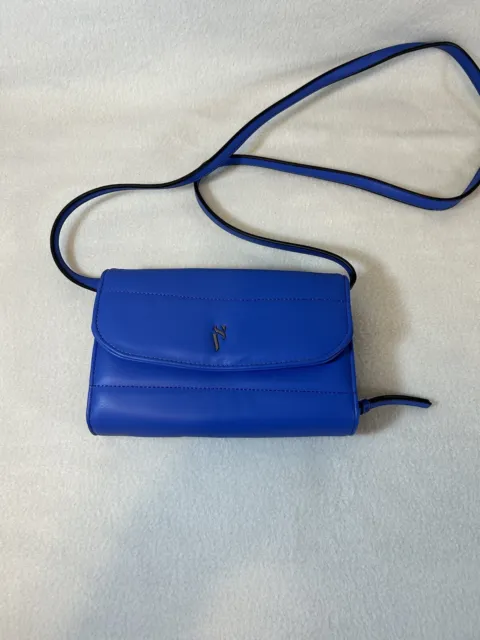 Simply Vera Wang Crossbody Wallet Purse Clutch Blue (A4)