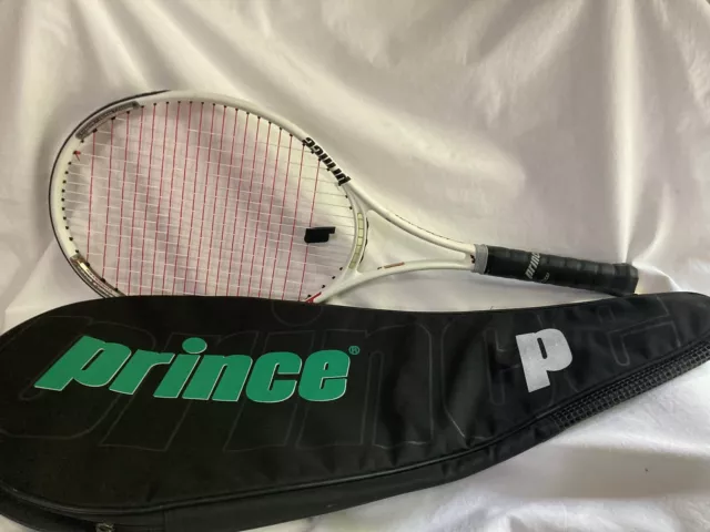 Prince TT triple threat warrior oversize tennis racquet 4 3/8 grip New Strings