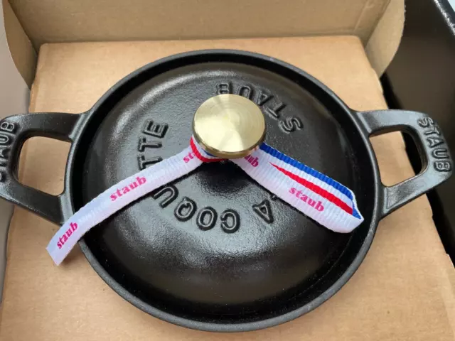 Staub - Cocotte Rotunda 12 cm polvere nera - Ferro La Cocotte - prezzo di prezzo £95