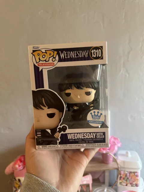 Funko Pop Wednesday Addams With Cello Netflix Funko Shop Exclusive - IN HAND