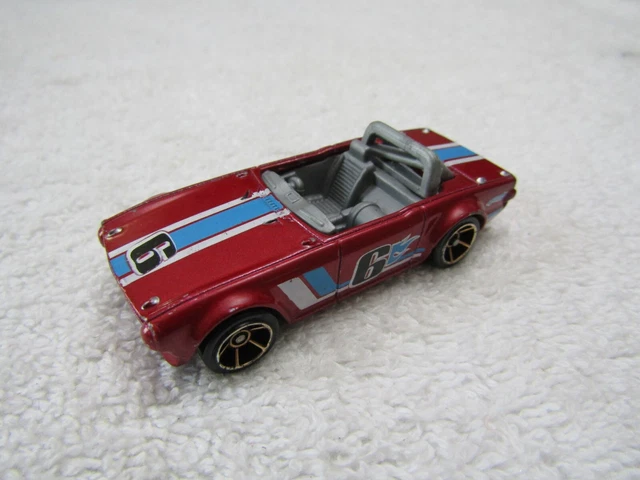Hot Wheels Triumph TR6 Red Convertible Car Malaysia Loose