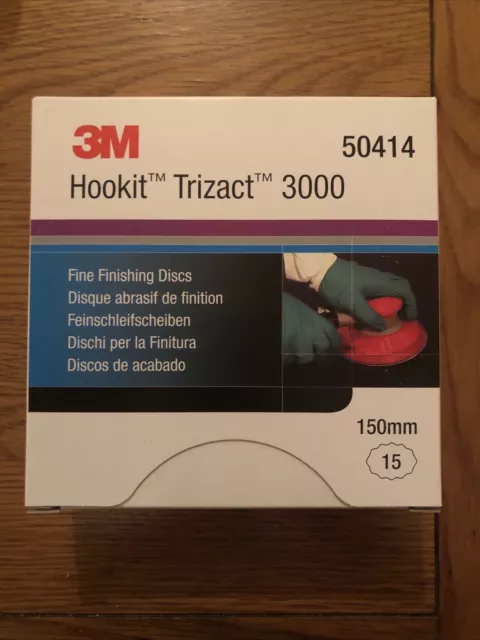 3M 02094 PLUS 02087 Trizact Hookit Sanding Disc 76mm 3'' P1500 x 3 P3000 x  3, Wholesale Paint Group