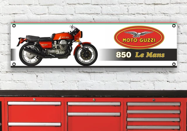 Moto Guzzi Tricolore & Eagle Style Sticker Set – 8-Pair Decals For Le Mans 750S3, 850T & GT Bikes-306584