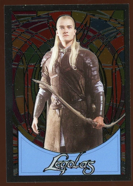2006 Topps Lord Of The Rings: Evolutions Stained Glass Legolas Insert Card S7