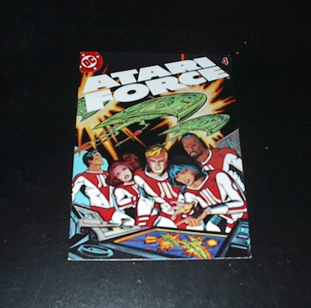Atari Force #4 Mini Comic Book DC 1982 4 7/8" x 7" Rare Video Game Promo VG