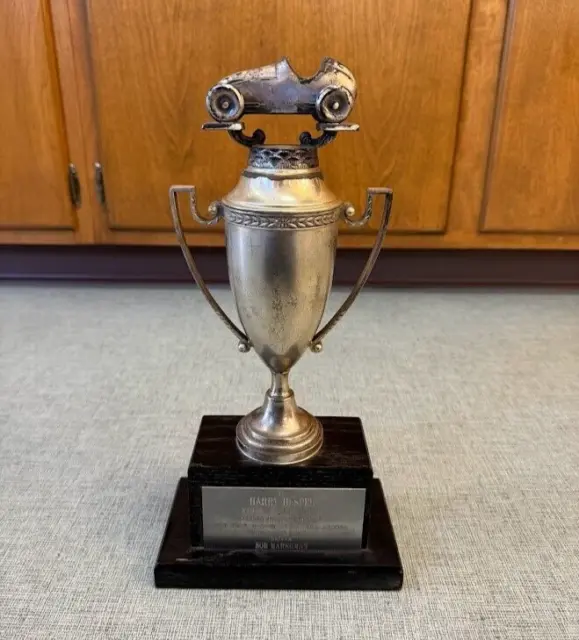 Bob Marshman Harry Hespel ARDC Hatfield Speedway Winning Car Owner Trophy 1958