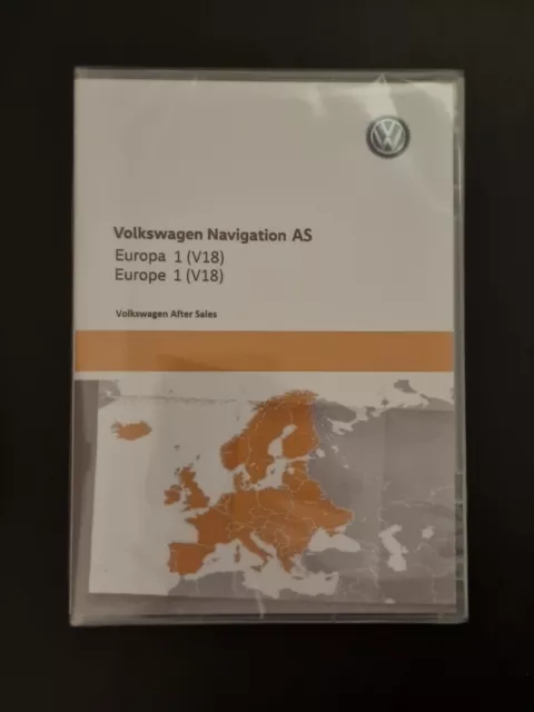 VW Navigation GPS Karte 32GB Europa 2024 V18 Discover Media MIB2 OVP