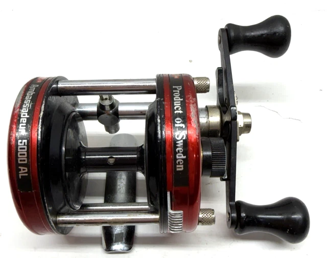 ABU GARCIA 2005LP Ambassadeur Baitcasting Fishing Reel RIGHT HAND RETRIEVE  Works $80.00 - PicClick