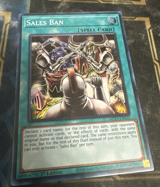 sales ban yugioh card Blue-Eyes White Dragon