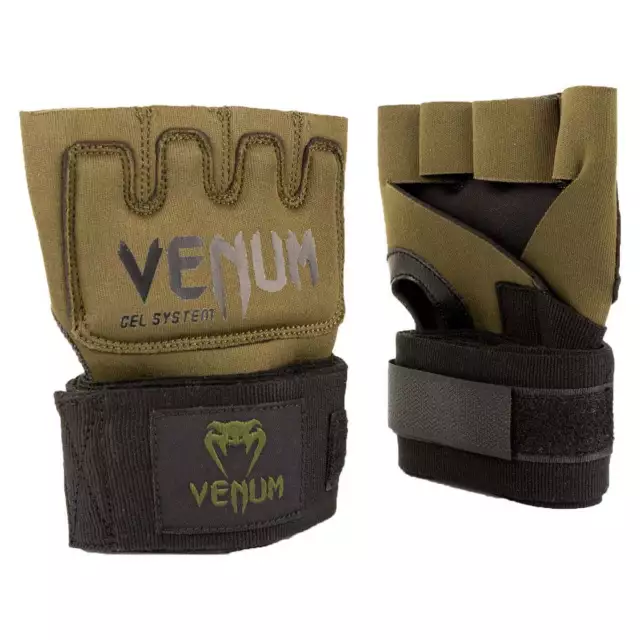 Khaki-Black Venum Kontact Gel Wrap Gloves