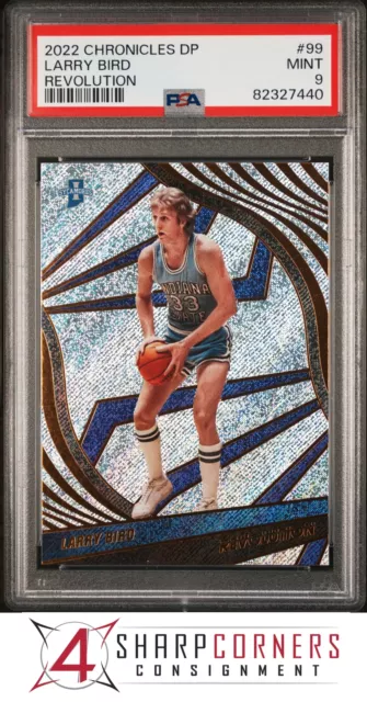 2022 Panini Chronicles Draft Picks Revolution #99 Larry Bird Hof Pop 1 Psa 9