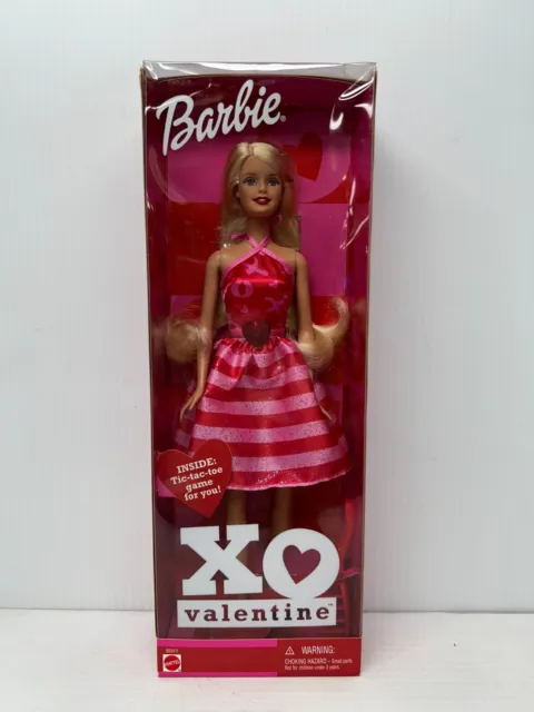 Barbie 2002 XO Valentine Barbie 55517 Non Mint Box Sealed and Complete