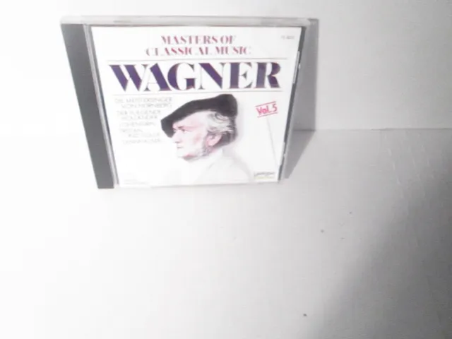 RICHARD WAGNER 1813-1883 - MASTERS OF CLASSICAL Vol. 5 rare Classical Music cd