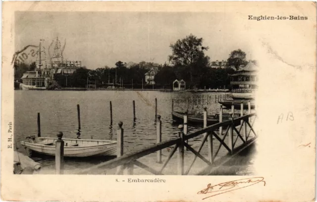 CPA ENGHIEN-les-BAINS - Embarcadère (519266)