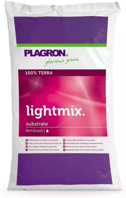 Plagron LIGHTMIX Terriccio concimato con Torba Perlite 25 LT
