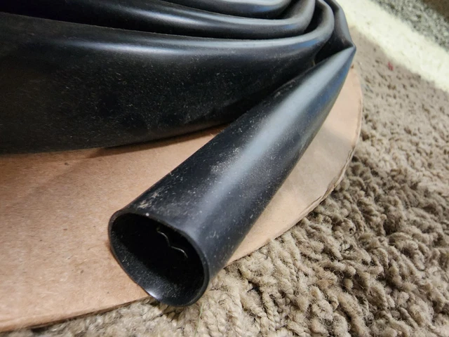 50 feet 7/8 AlphaWire Black PVC Cable Wire Sleeve 50Ft Spool PN: 105 7/8