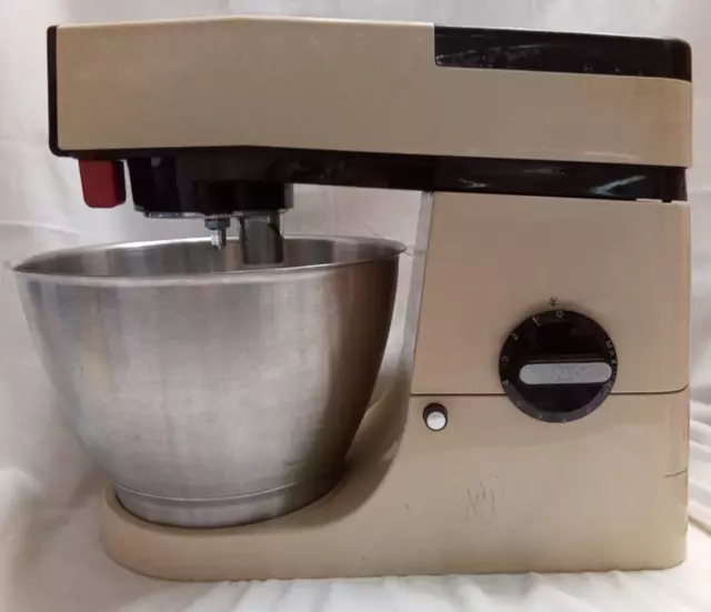 Kenwood Chef A901P, with  three different mixing attachments