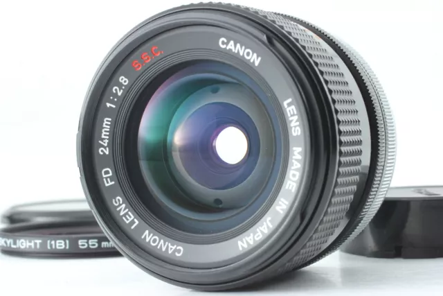 [ EXC + 5] Canon Fd 24mm f2.8 S.S.C.Weitwinkel Mf Objektiv Aus Japan