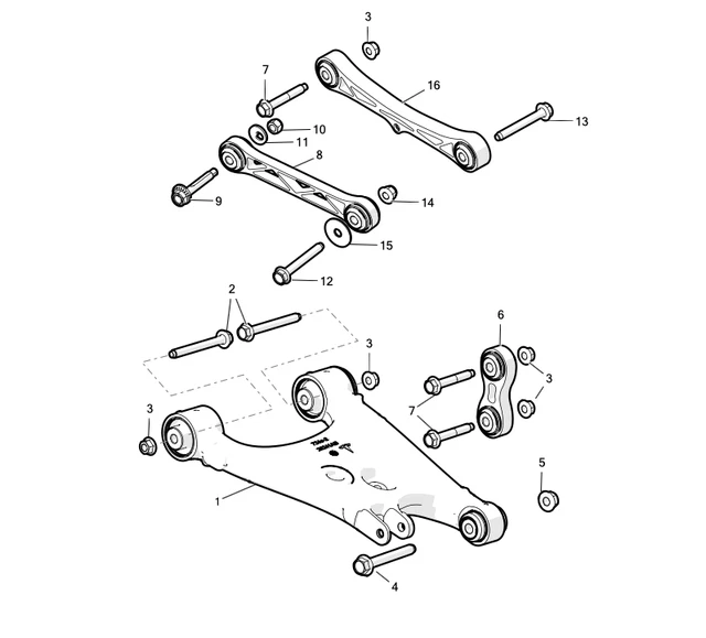 Tesla Model S Rear Left Or Right Driver Side Lower Control Arm Oem 2012 - 2020 Tesla Model S Rear Left Or Right Driver Side Lower Control Arm Oem 2012 - 2020