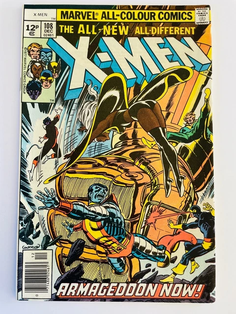 the Uncanny X-MEN # 108 VF/VF+ 1st John Byrne Art 1977 UK Price Variant Marvel